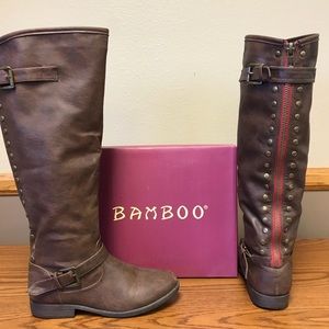 Bamboo Montage Brown Boots